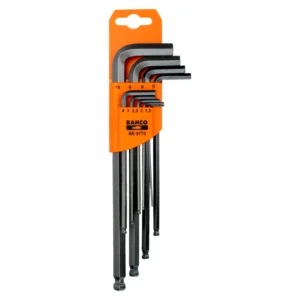 Bahco BE-9770 Ball End Hex Key Set 9pc