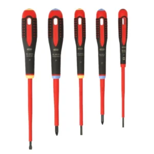 Bahco BE-9882S VDE Insulated Screwdriver Set 5pc